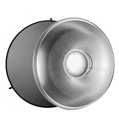 Godox BDR-S420 Beauty Dish 42cm Silver with Bowens Mount, Honeycomb Grid