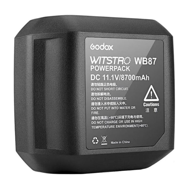 GODOX AD600 BATTERY WB87 MANUAL