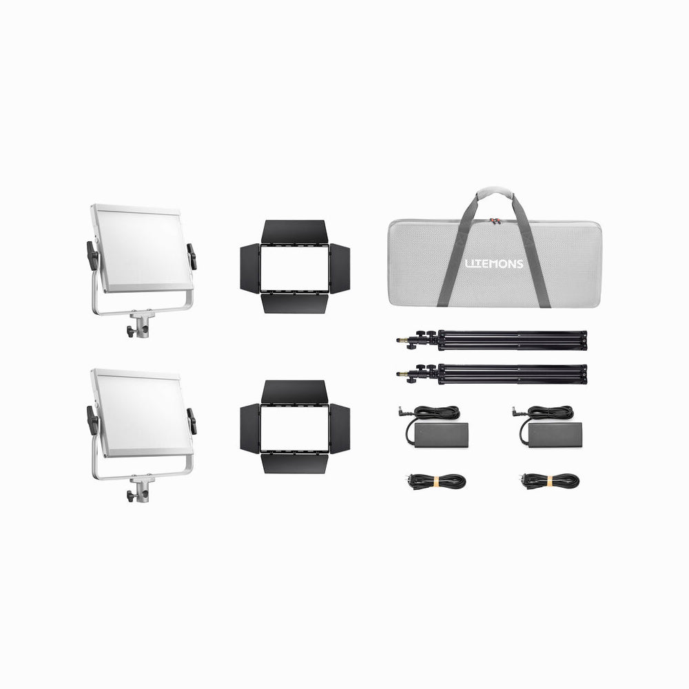 Godox Litemons LP600Bi Bi-Color LED Light Panel (2-Light Kit)
