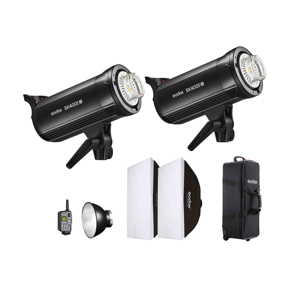 Godox SK400II-V Studio Flash Monolight (2-Light Kit)