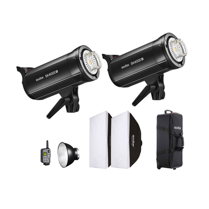 Godox SK400II-V Studio Flash Monolight (2-Light Kit)