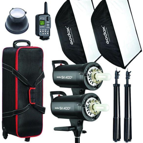 Godox SK400 II 2-Light Studio Flash Kit