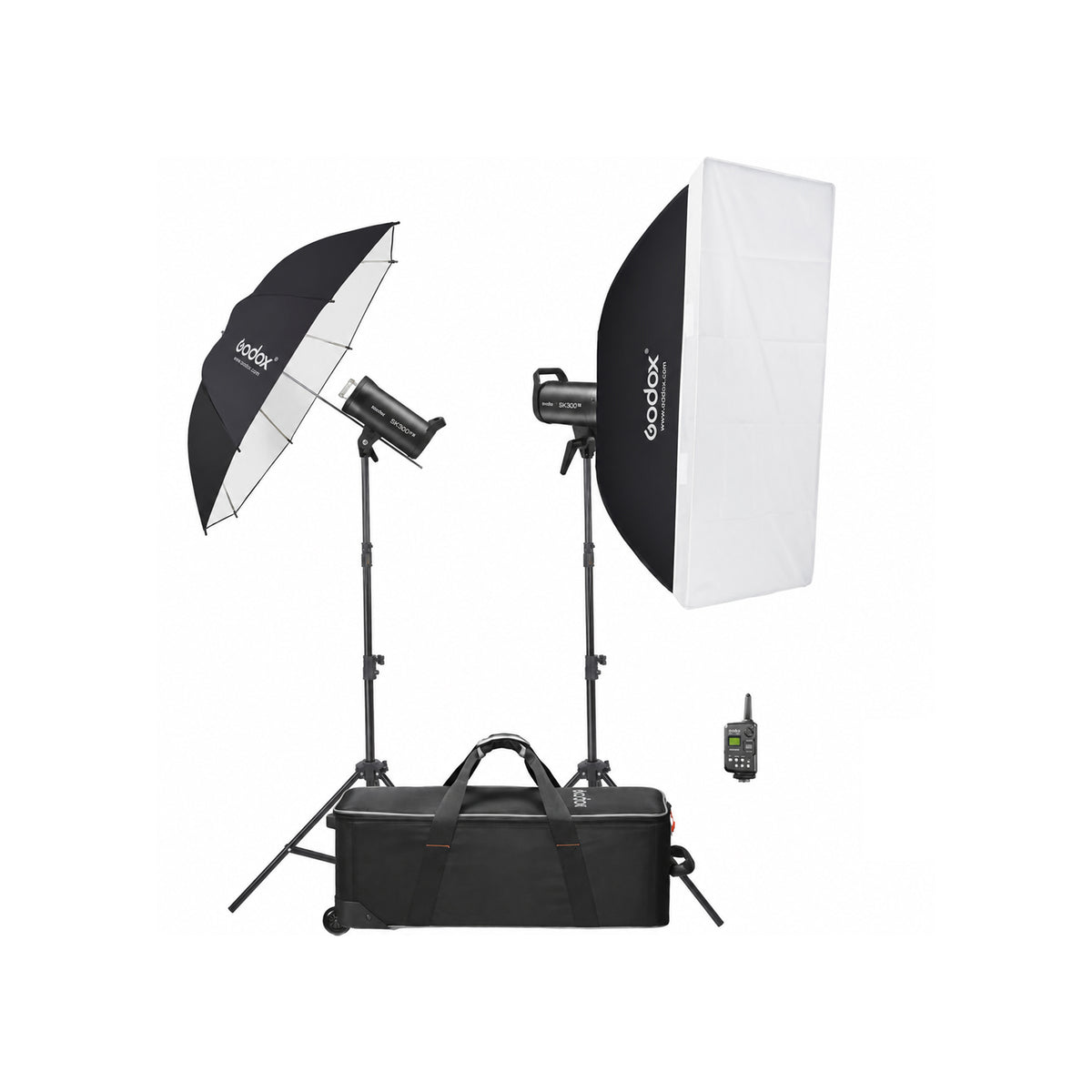 Godox SK400III-V 400Ws Studio Flash Monolight 2-Light Kit
