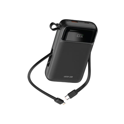 Green Lion Luzern 20000mAh MagSafe Power Bank with Wireless Charging & Fast USB-C Output - Black GL-PB47