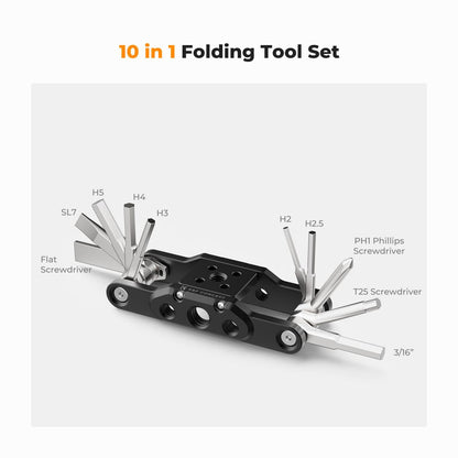 K&F Concept Folding Hex Key Set with Screwdrivers (SKU31.099)