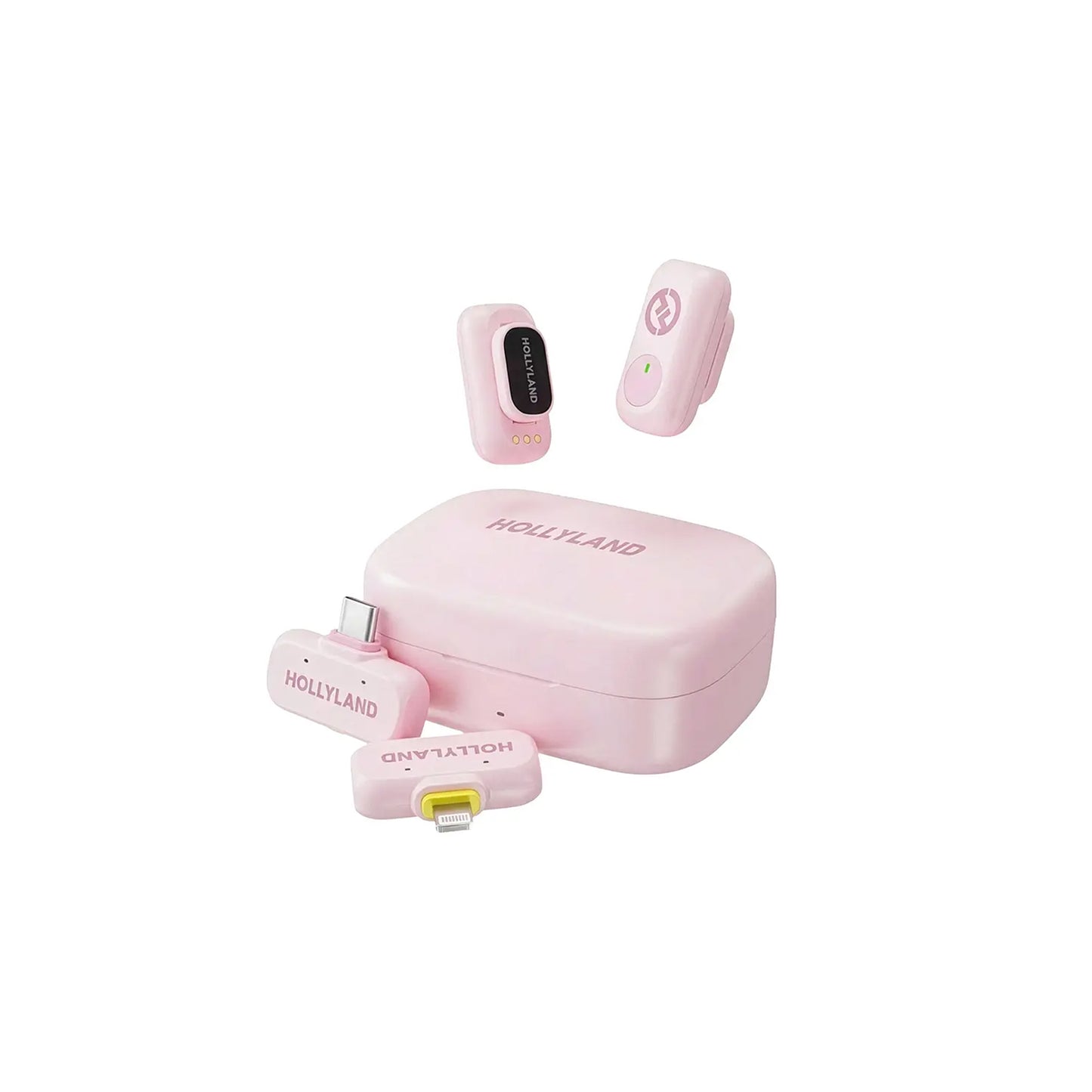 HOLLYLAND LARK A1 Combo Wireless Microphone – Cloud Pink