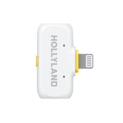 HOLLYLAND LARK A1 Combo Wireless Microphone – (Ivory White)