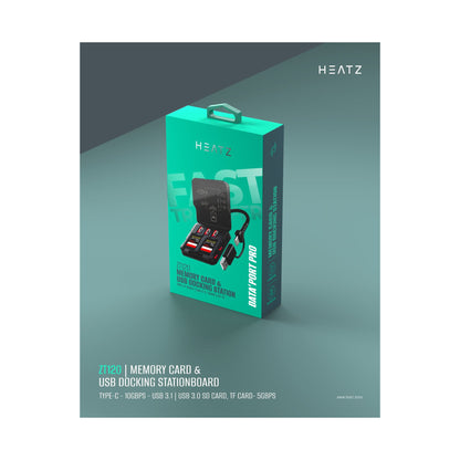 Heatz Memory Card & USB Docking Station- ZT120