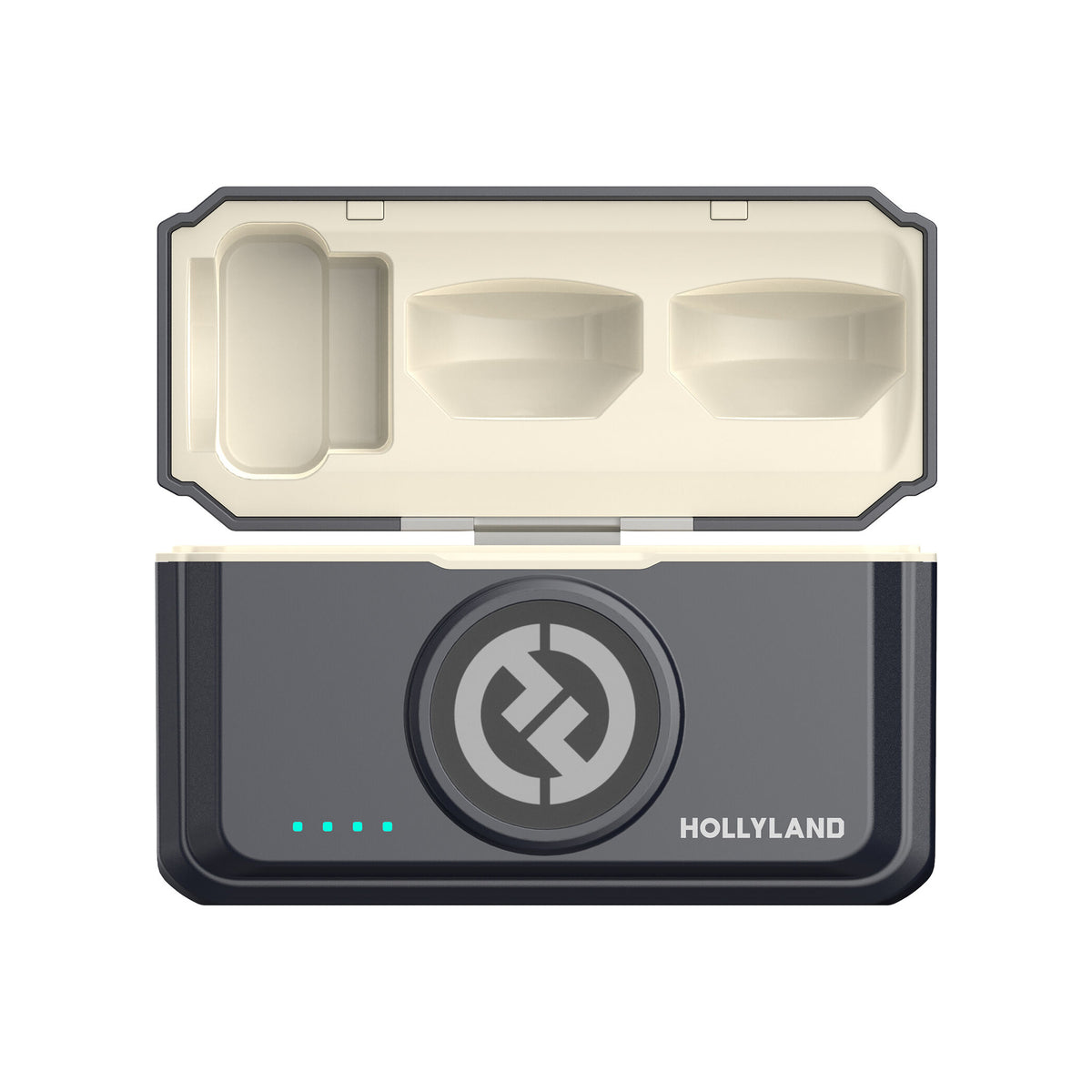 Hollyland LARK M2 DUO 2-Person Wireless Combo Microphone System (2.4 GHz, Shine Charcoal)