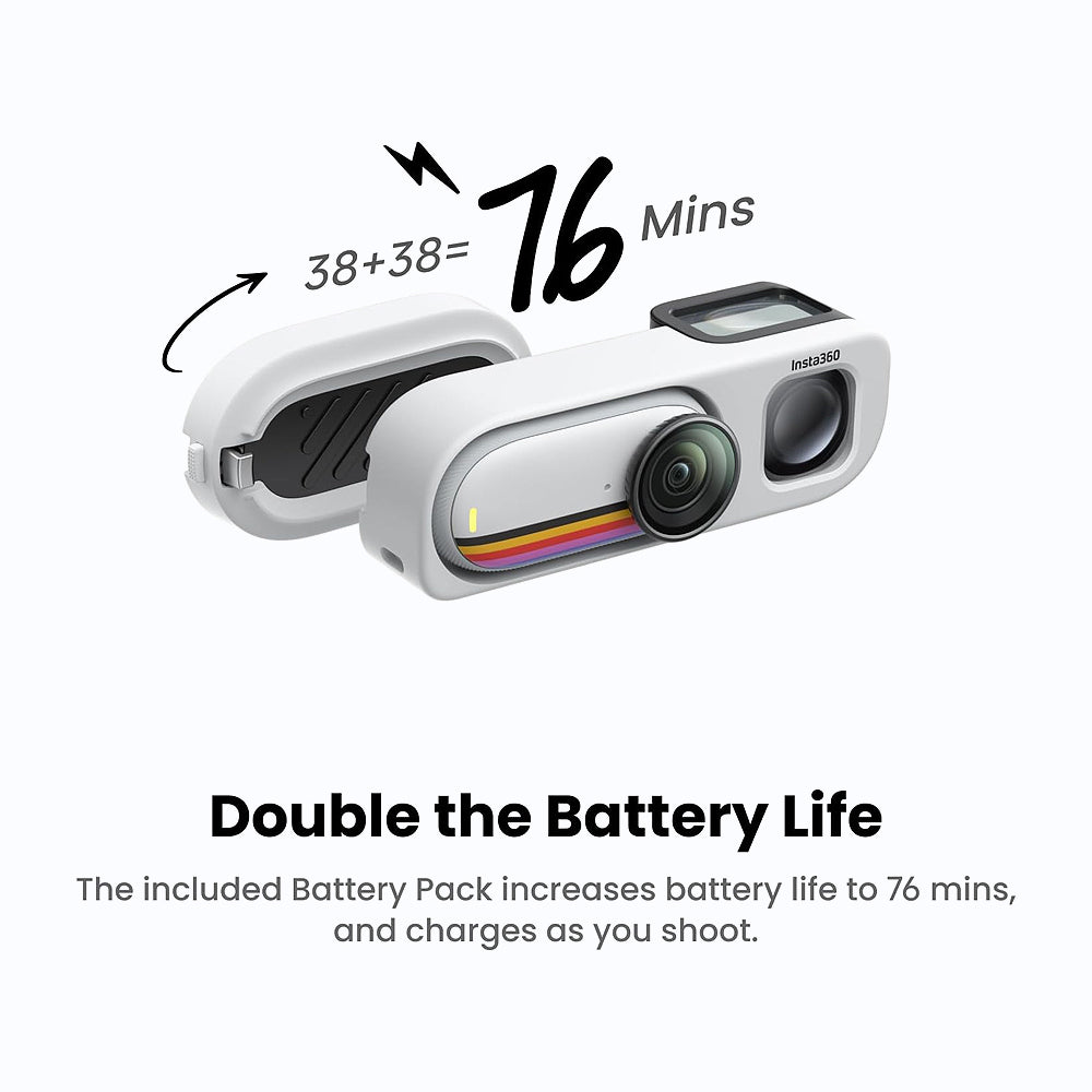 Insta360 GO 3S Retro Bundle Special Edition 128GB-White