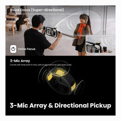 Insta360 Mic Pro Advanced Wireless Microphone (1TX + 1RX)