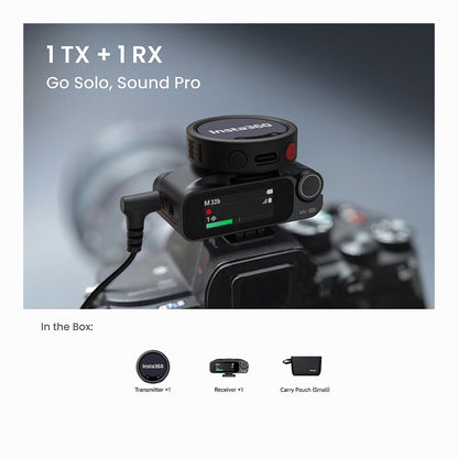 Insta360 Mic Pro Advanced Wireless Microphone (1TX + 1RX)