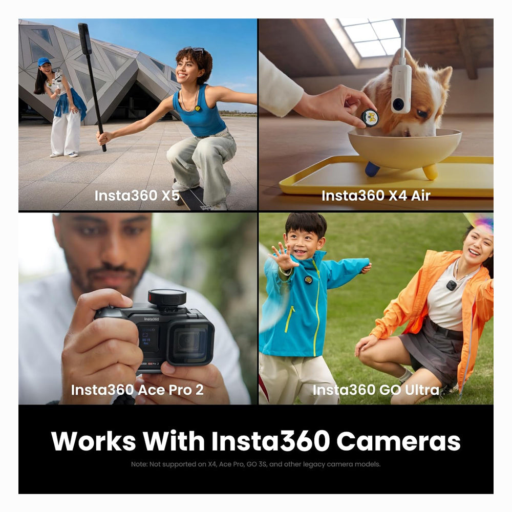 Insta360 Mic Pro Advanced Wireless Microphone (2TX + 1 RX)