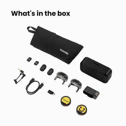 Insta360 Mic Pro Advanced Wireless Microphone (2TX + 1 RX)