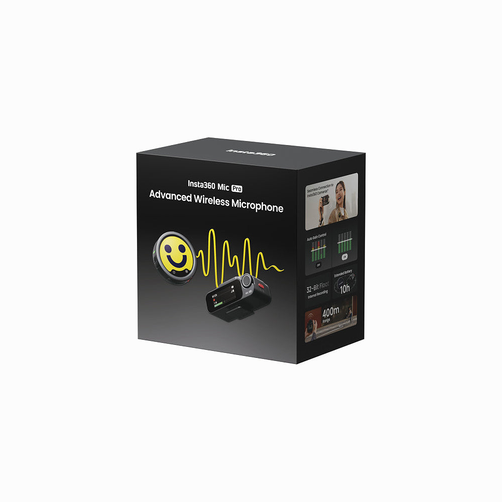 Insta360 Mic Pro Advanced Wireless Microphone (1TX + 1RX)