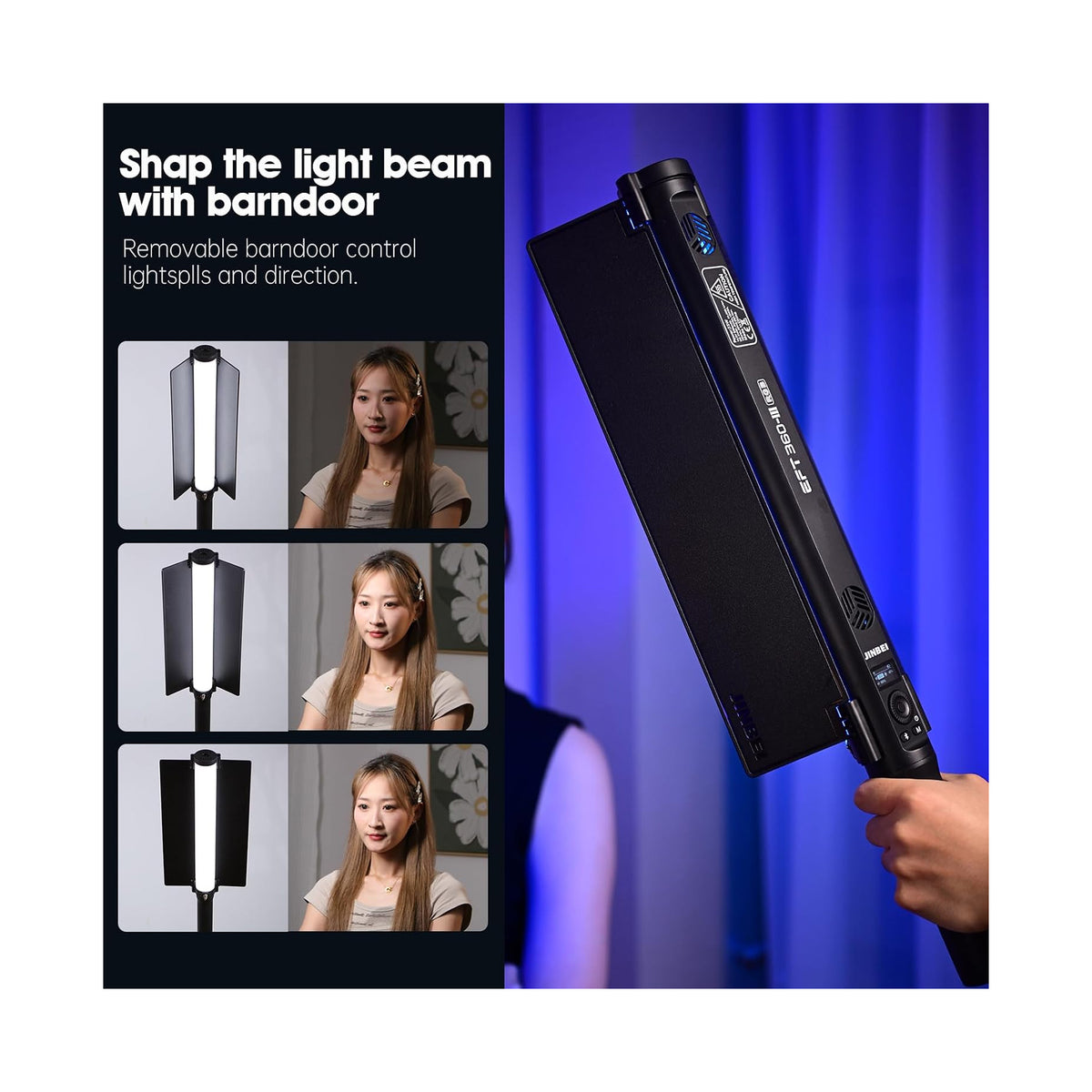 JINBEI EFT-360IIIRGB Handheld LED Light Stick