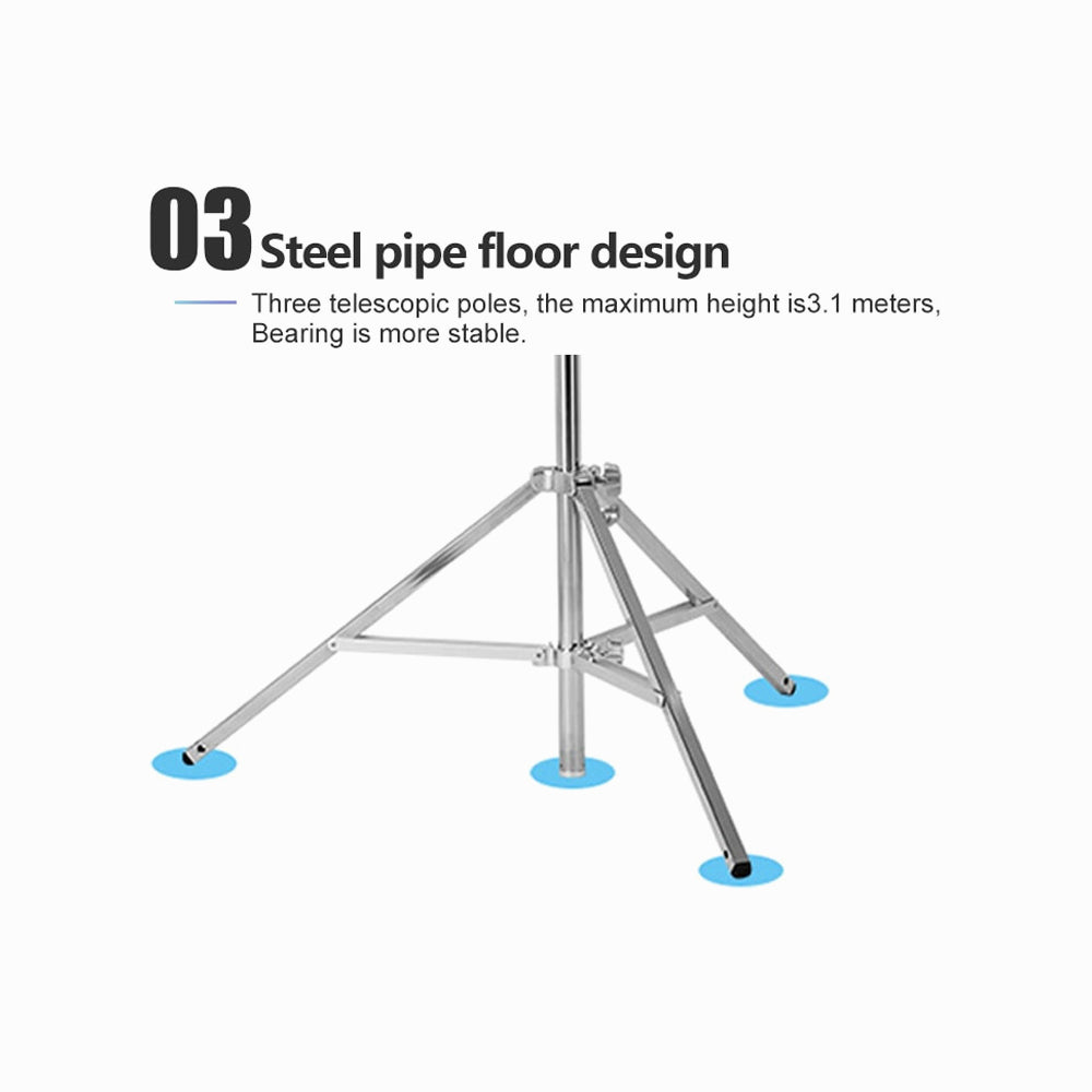 JINBEI MF-3000F Professional Steel Studio Light Stand