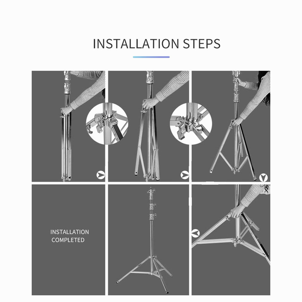 JINBEI MF-3000F Professional Steel Studio Light Stand