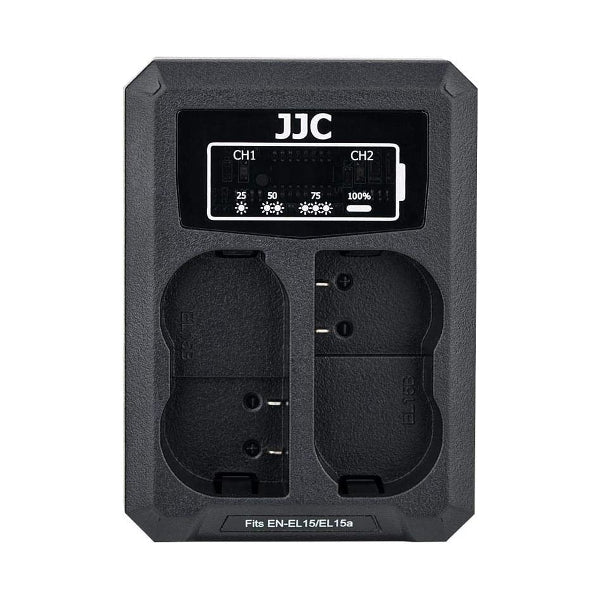 JJC EN-EL15 Battery Charger USB Dual Slot