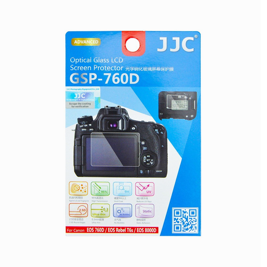 JJC GSP-760D GLASS Screen Protector for Canon EOS 760D 800D T6s T6i 8000D 9000D