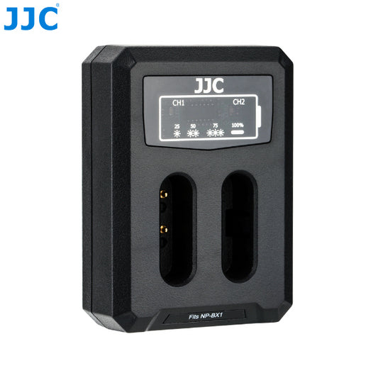 JJC NPBX1 USB DUAL BATTERY CHARGER