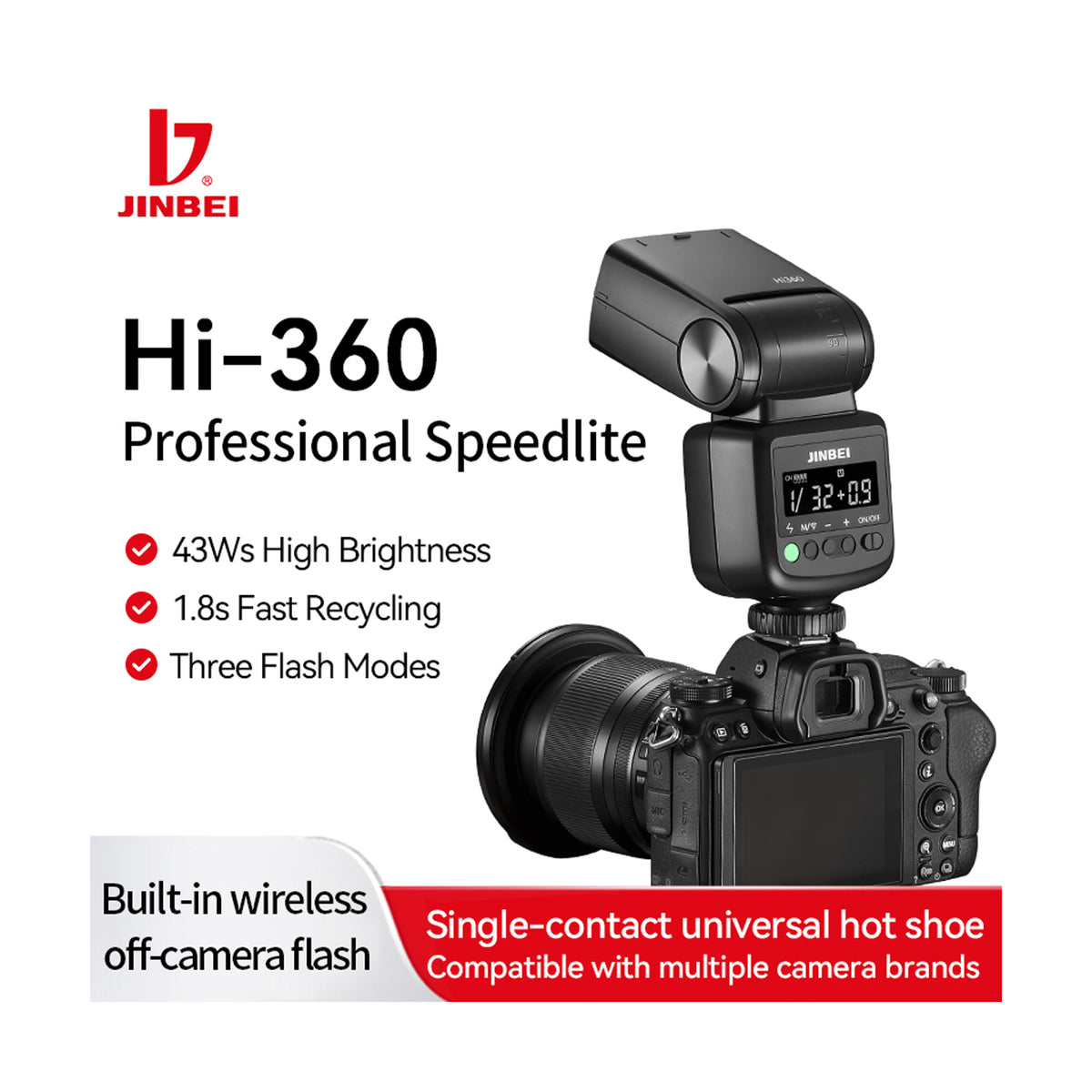 Jinbei Hi-360 Portable Camera Flashlight