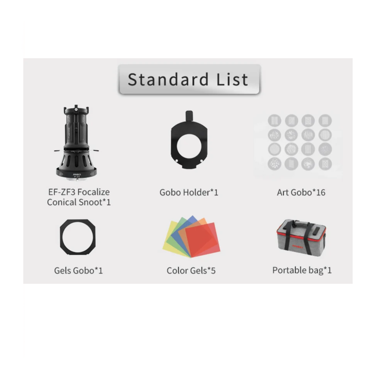 Jinbei EF-ZF3 Optical Spot Attachment
