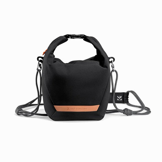 K&F Concept Camera Sling Bag Small Camera bag Lightweight Crossbody and Inner Liner Bag for Protection and Versatility, Black 5L (KF13.168V2)