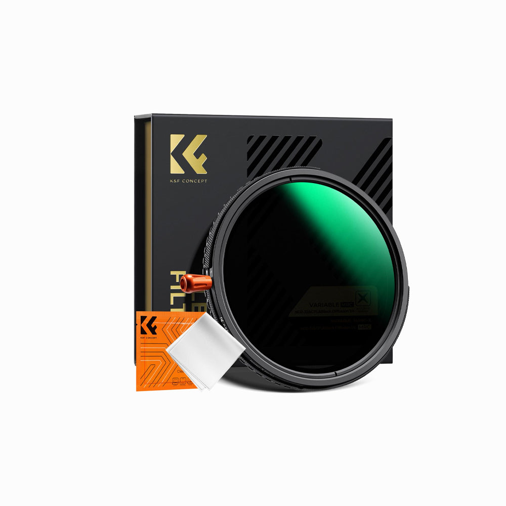 K&F Concept 82mm Variable ND2-32 (1-5 Stops) & Circular Polarizing Filter CPL & Black Mist 1/4 3 in 1 HD Lens Filter with 28 Multi-Coated for Camera Lenses Nano-Xcel Series-KF01.2928V2