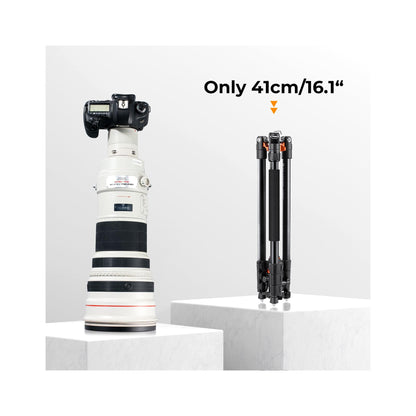K&F Concept 62″ Aluminium Camera Tripod with Monopod & BH-28L Ball Head-KF09.084V3