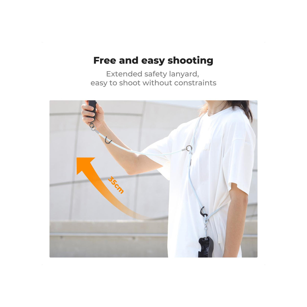 K&F Concept Necklace Strap for DJI Osmo Pocket 3 & Smartphones – Blue – KF14.015