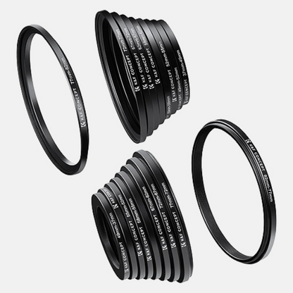 K&F Concept 18 Pieces Filter Ring Adapter Set (SKU.0629)