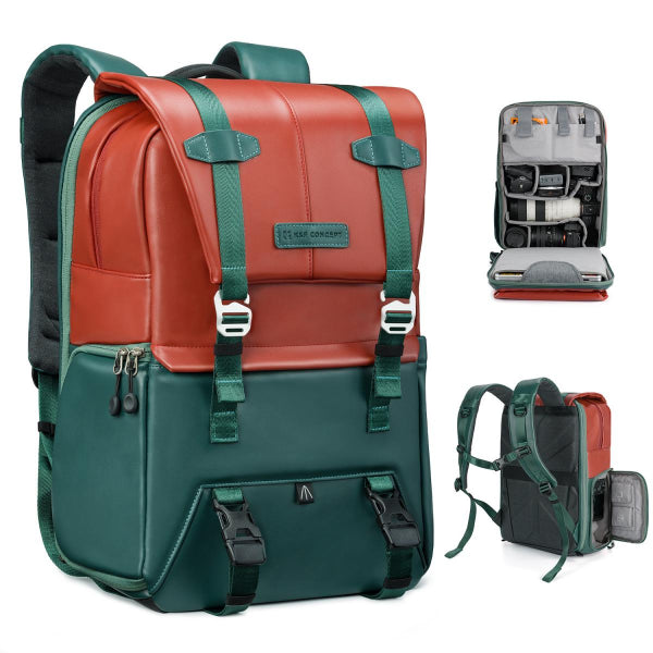 K&F Concept Dark Green 20L Camera Backpack(KF13.087AV8)