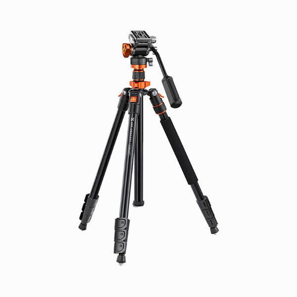 K&F Concept KF09.136 K234A7+FH-03 Professional Video Tripod with Fluid Head