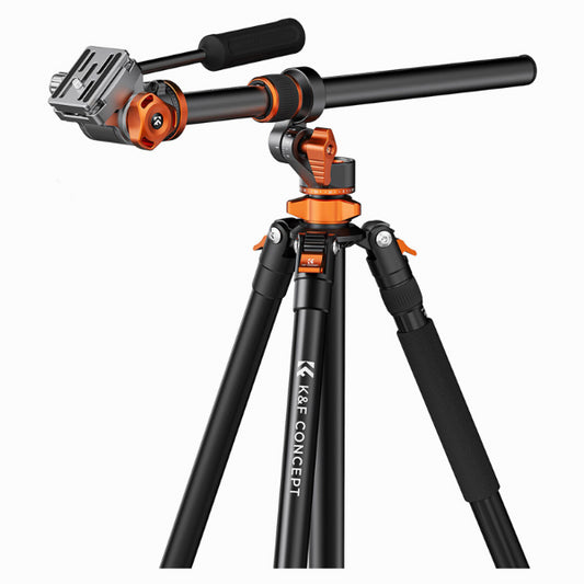 K&F Concept KF09.137 T254A7 Video Tripod with FH-03 Fluid Head