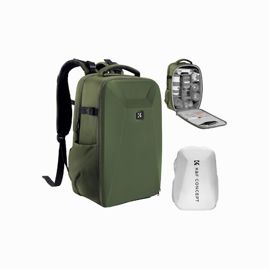 K&F Concept KF13.134V3 Green Camera Backpack Bag 22L