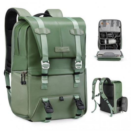 K&F Concept Light Green 20L Camera Backpack(KF13.087AV9)