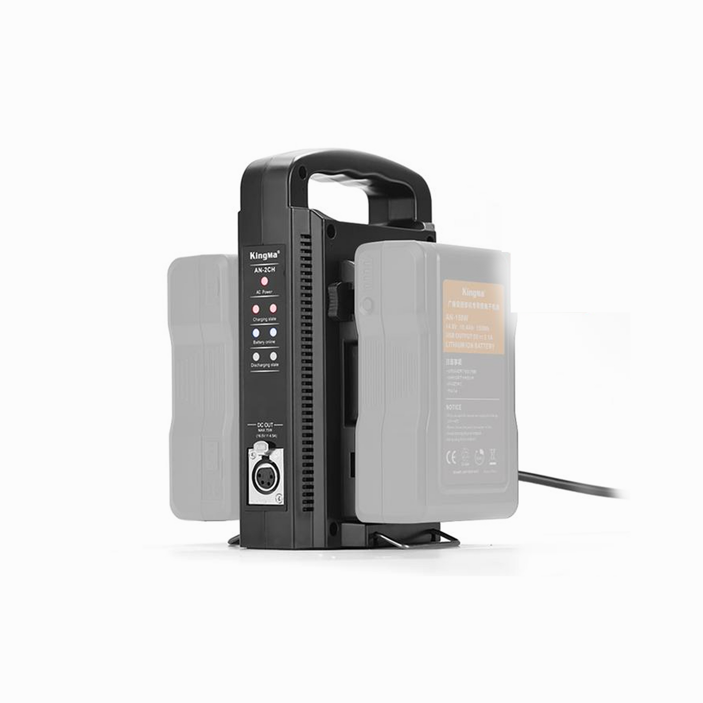 KINGMA AN-2CH Dual Gold Mount Charger for AN Series Battery