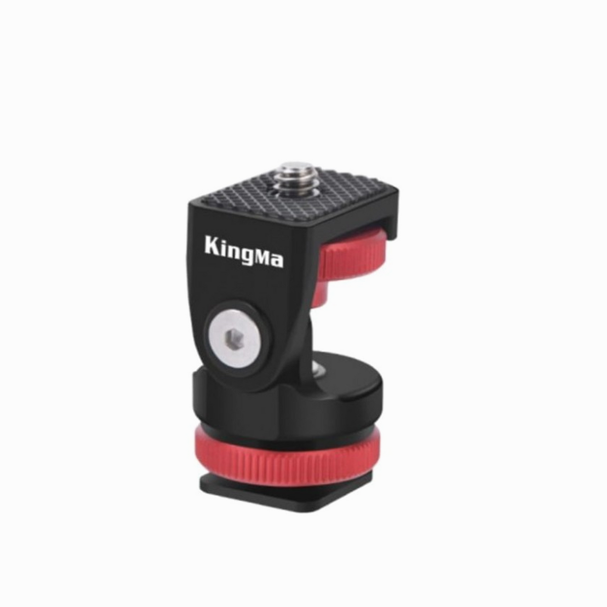 KINGMA VL007 Aluminum Cold Shoe Camera Bracket Mount Rotate 1/4 Screw