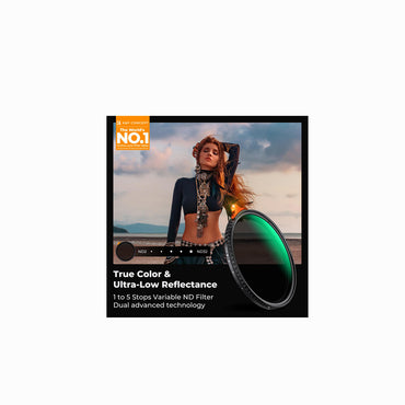K&F CONCEPT Nano-X Series 67mm True Color Variable ND2-32 Filter (1–5 Stops)