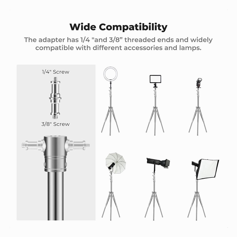 K&F CONCEPT 2.8m Photography Stainless Steel light stand (KF34.044)