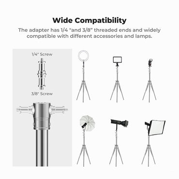 K&F CONCEPT 2.8m Photography Stainless Steel light stand (KF34.044)