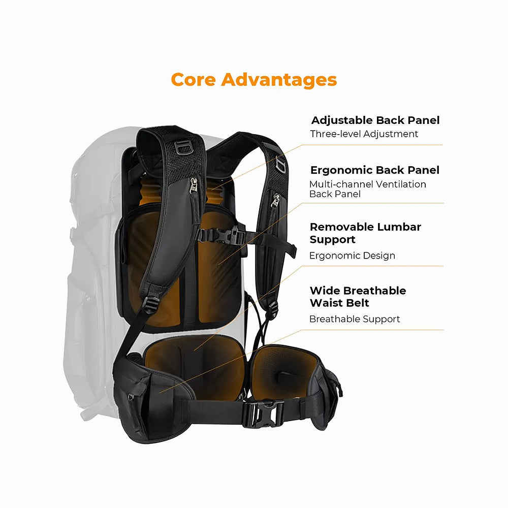 K&F CONCEPT Backpack 40L Star Wander05 (Black)KF13.207V1