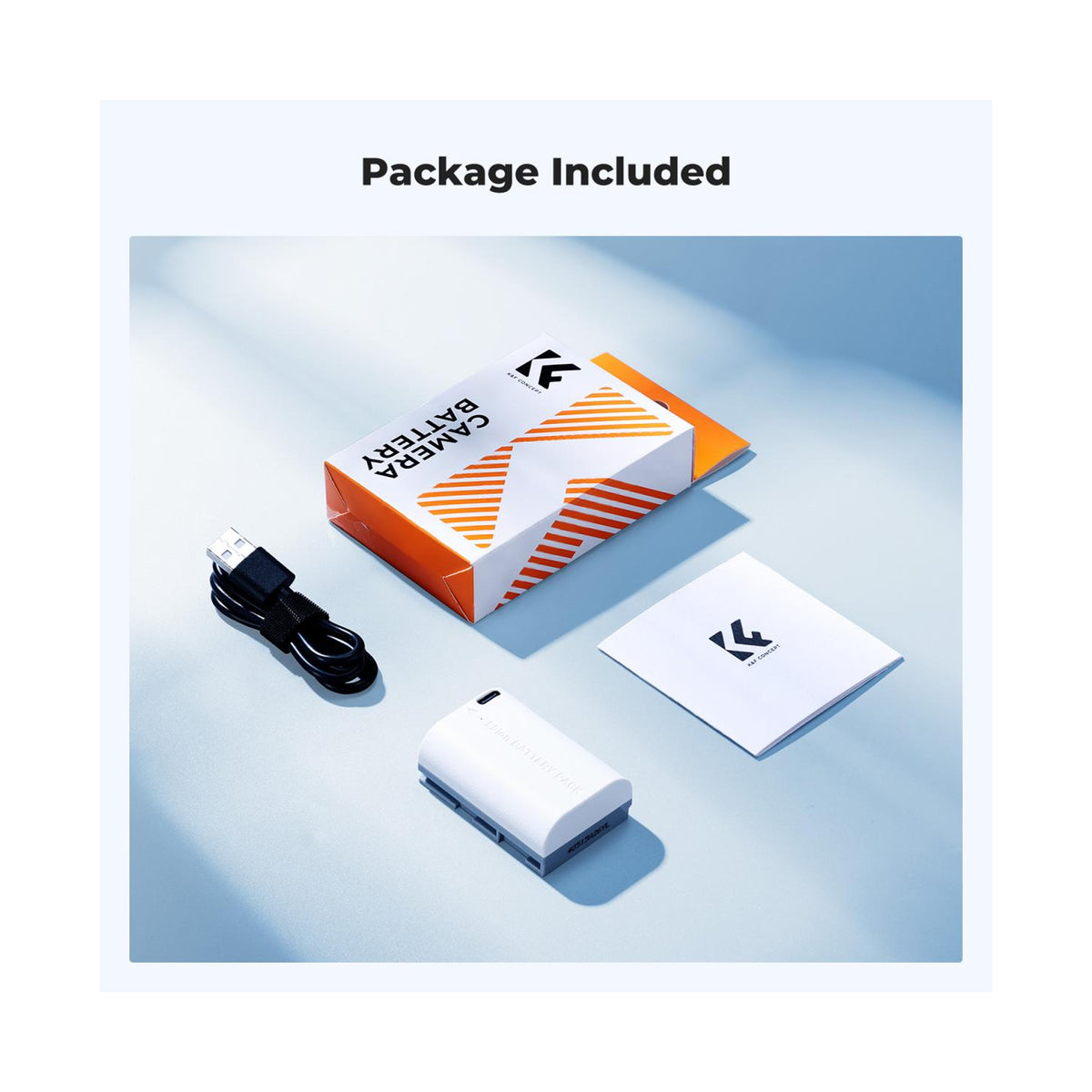 K&F Concept LP-E6P 2520mAh USB-C Camera Battery for Canon – KF28.0131