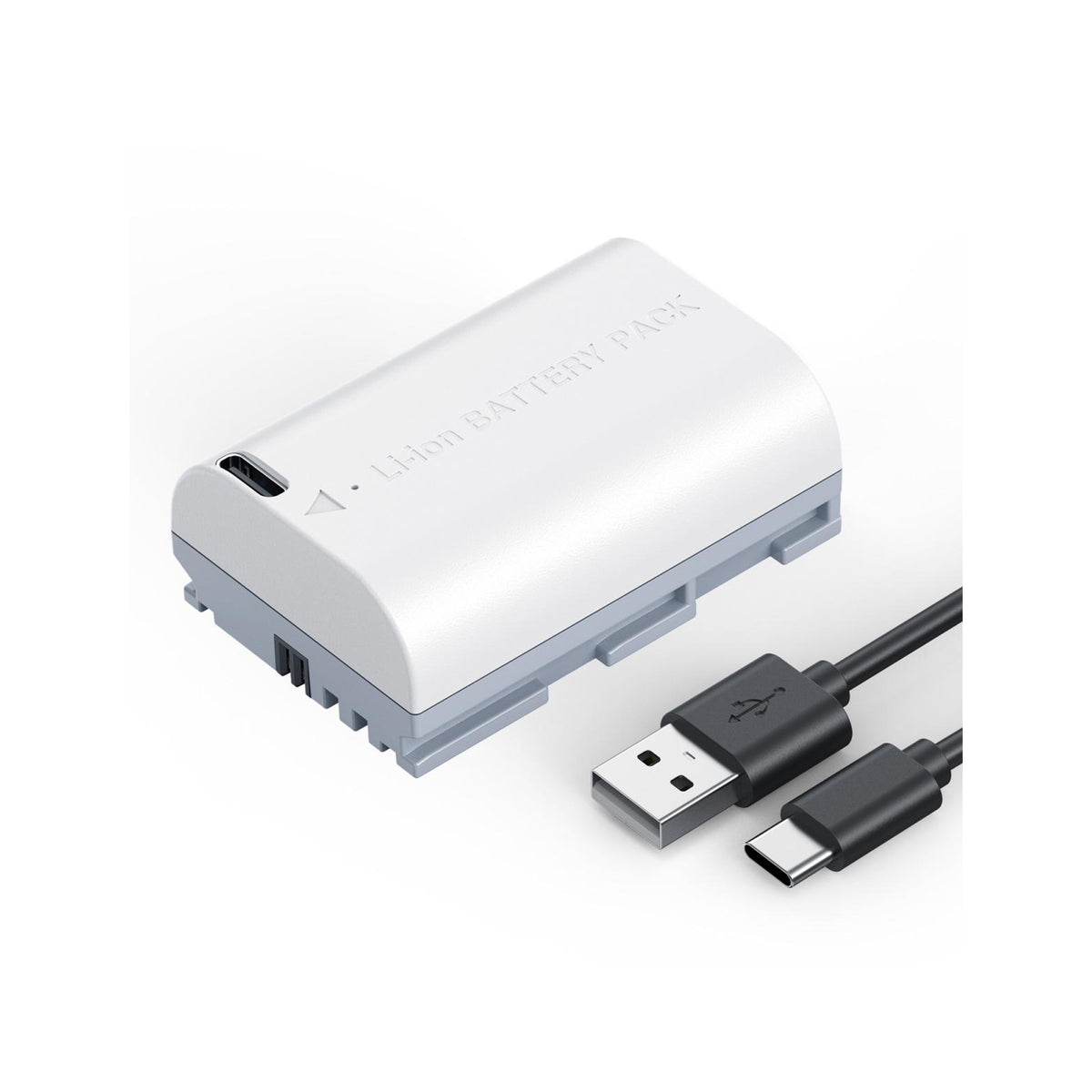 K&F Concept LP-E6P 2520mAh USB-C Camera Battery for Canon – KF28.0131