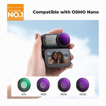 K&F CONCEPT ND CPL Filter Set Compatible with DJI Osmo Nano 6 SKU.2702
