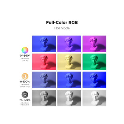 K&F Concept 12W RGB Video Light 5000mAh – KF34.052