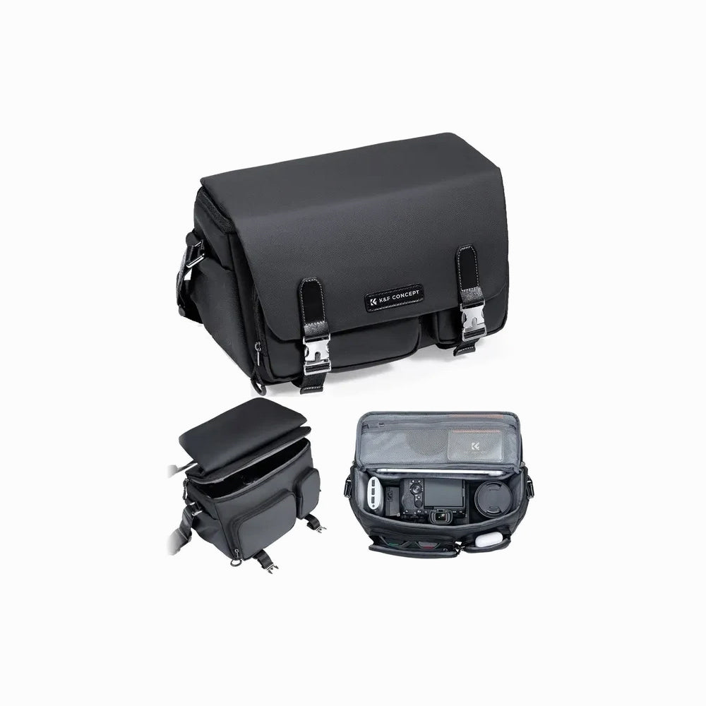 K&F Concept 10L Travel Sling Bag - Black-KF13.142