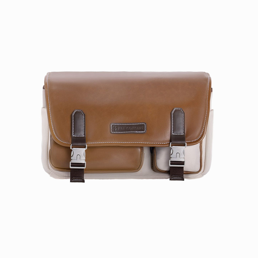 K&F Concept 10L Urban Wander Camera Shoulder/Sling Bag-Classic Color (Gravel White)KF13.142V2