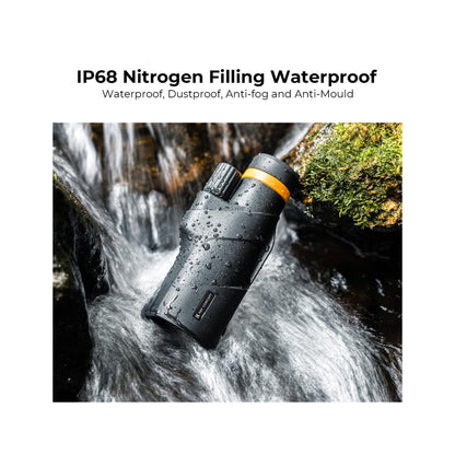 K&F Concept 12x50 IP68 Waterproof Monocular Telescope- KF33.075